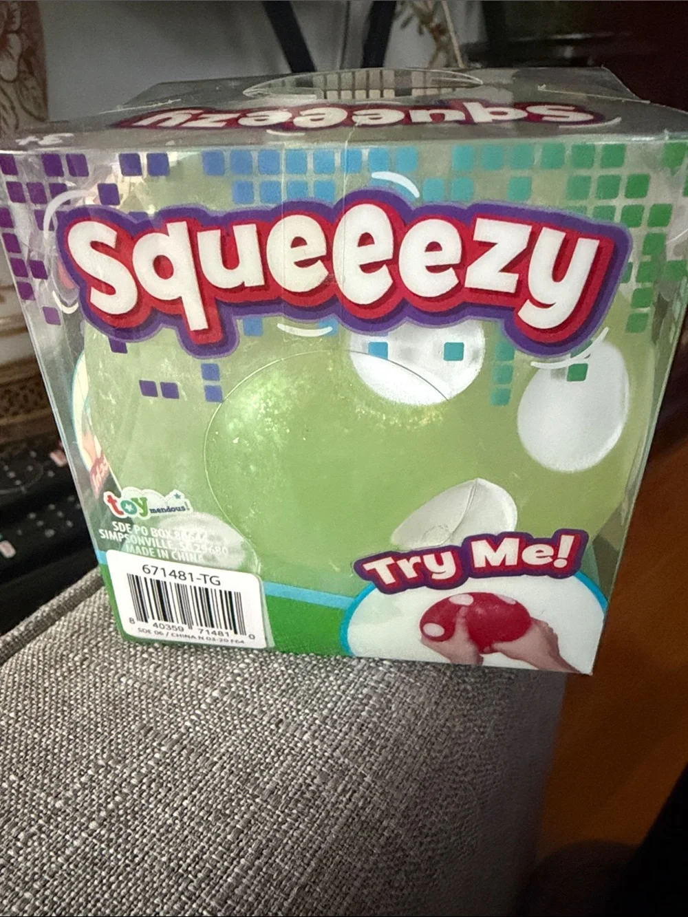 Dice Squeeezy green color